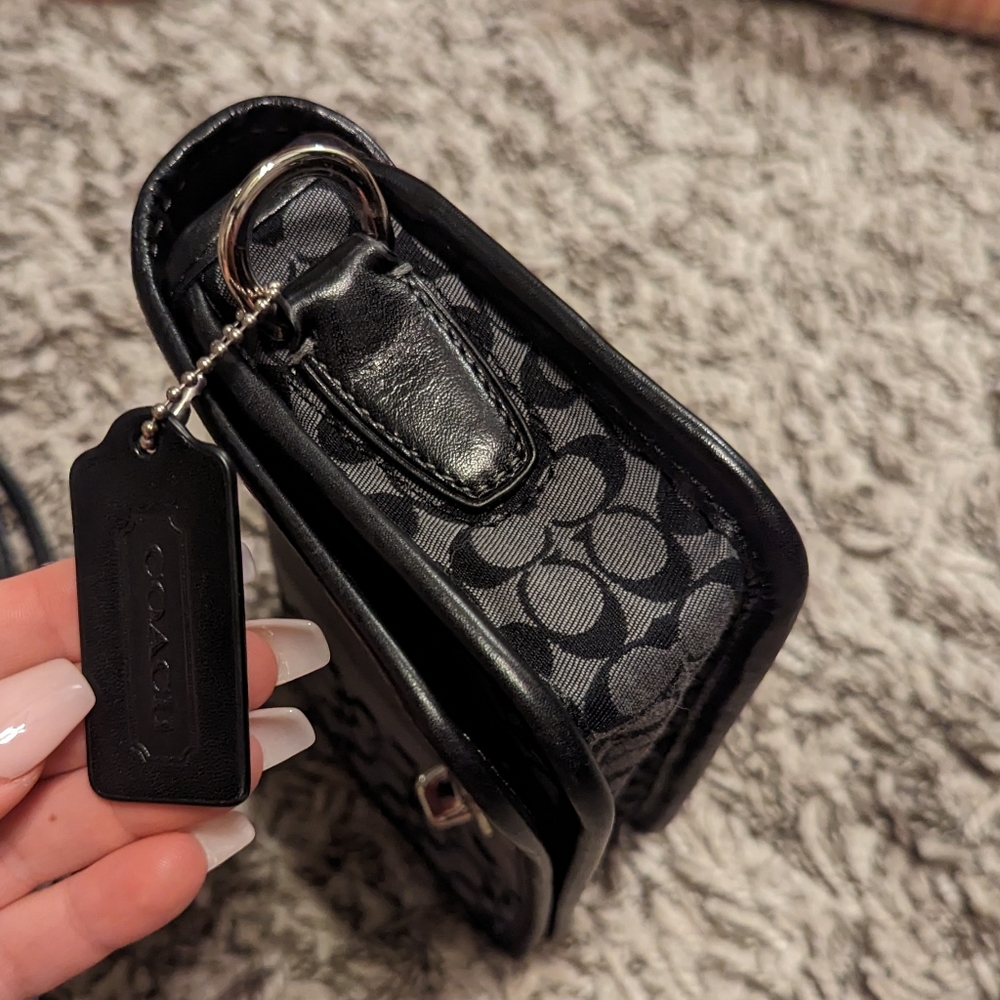 🖤 Coach Legacy Signature Striped Penny Crossbody Bag - Picture 6 of 16